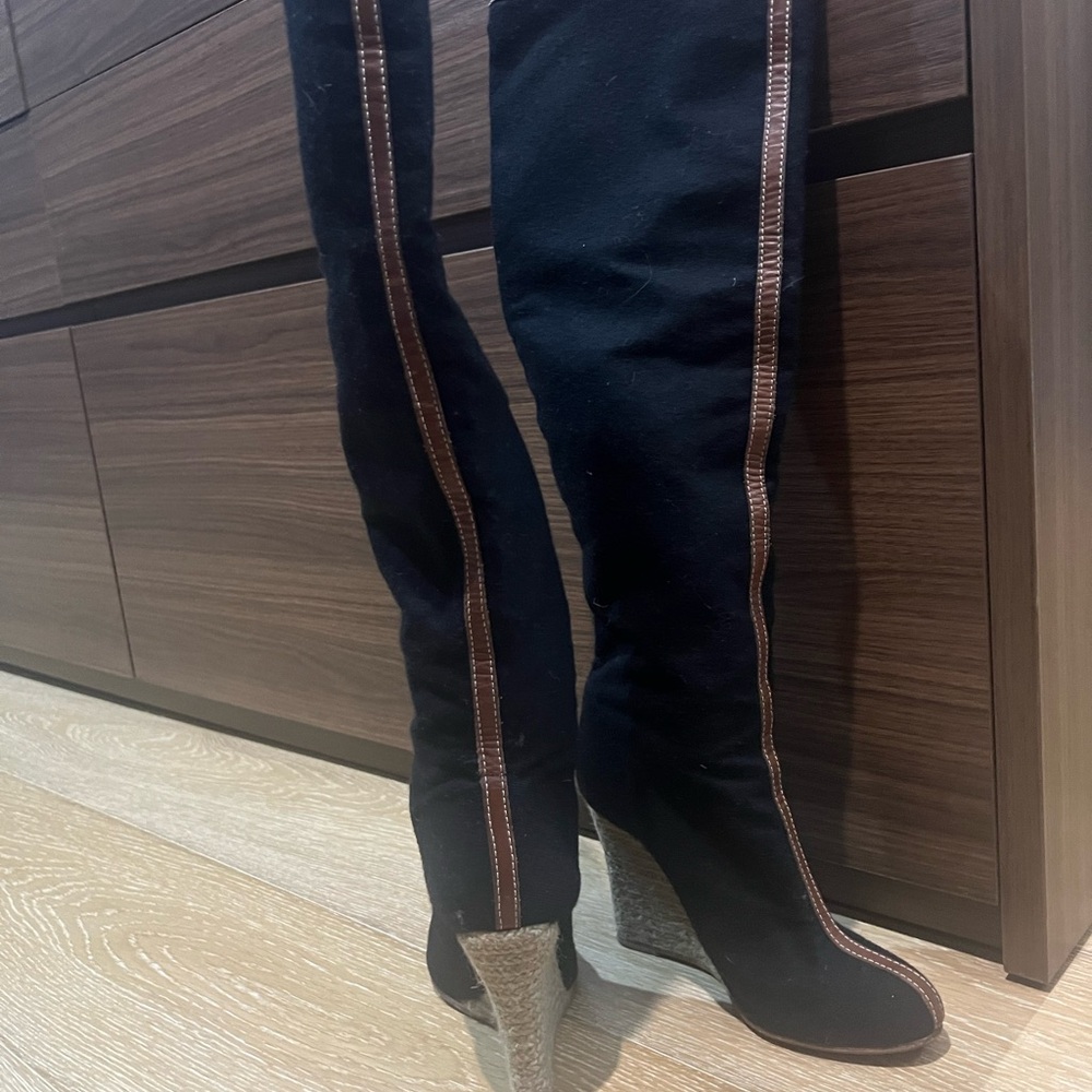 Black Over the Knee Boots